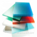 Farbige Doppelwand Polycarbonat -PC -Dachblatt